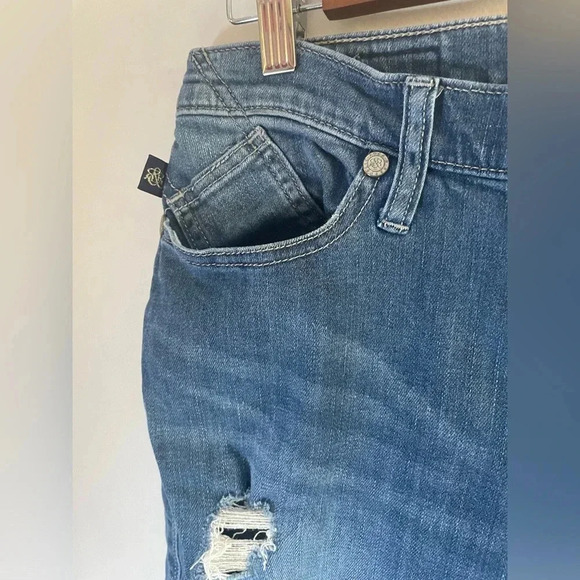 Rock & Republic INDEE boyfriend distressed jeans 6 Cropped GUC 0247 - Picture 9 of 14